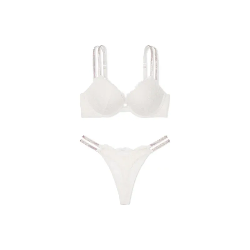 Victoria's Secret Underwear Set Women's White-0