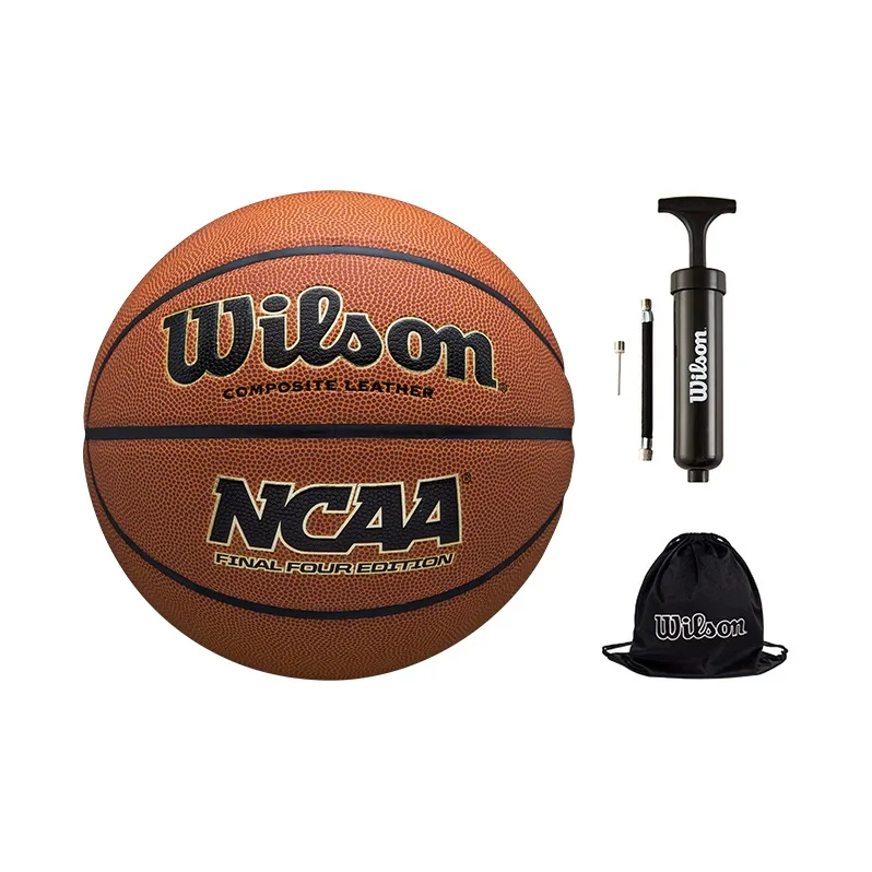 Wilson NCAA Collection WTB1233IB07CN PU Basketball Brown Size 7 Training Match Unisex-15