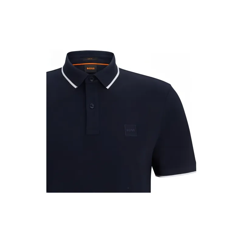 HUGO BOSS Logo Embroidered Polo Shirt-6