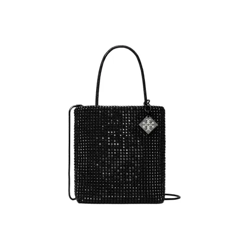 TORY BURCH Recycled Nylon Crossbody One Shoulder Handbag Mini Women's Black