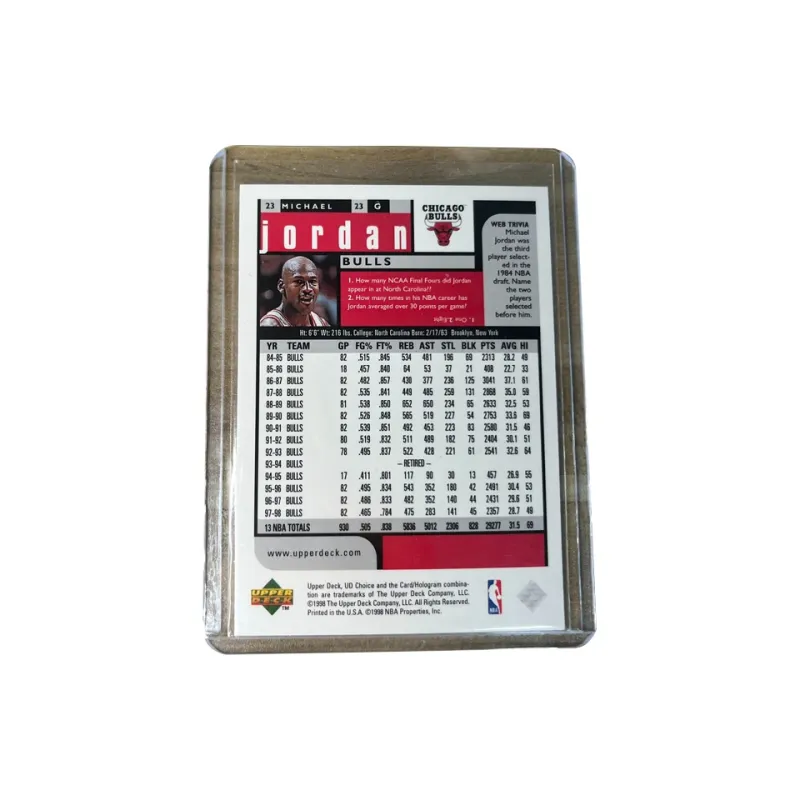 UPPER DECK Michael Jordan 1998 UD Bulls, Rodman And KoKo Together, MJ Basketball God, Star Card Sports Cards 1 Pc-1