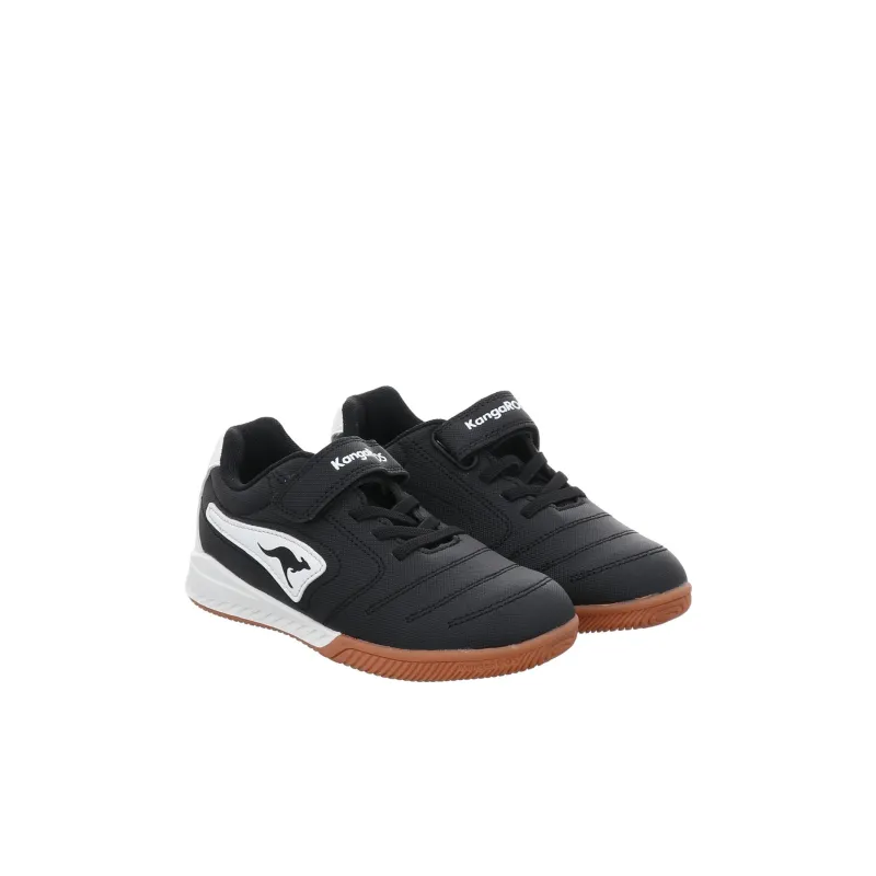KangaROOS Anti Slip Wear Resistant Low Top Kids Lifestyle Shoes Black White Kids'-1