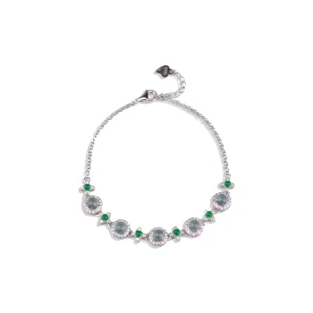 QIXIANG Ice Glutinous Bracelets Women's