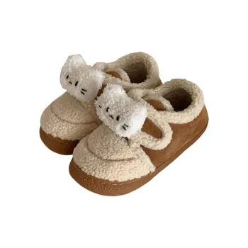 Thin Strips Home Slippers Women's, Light Brown