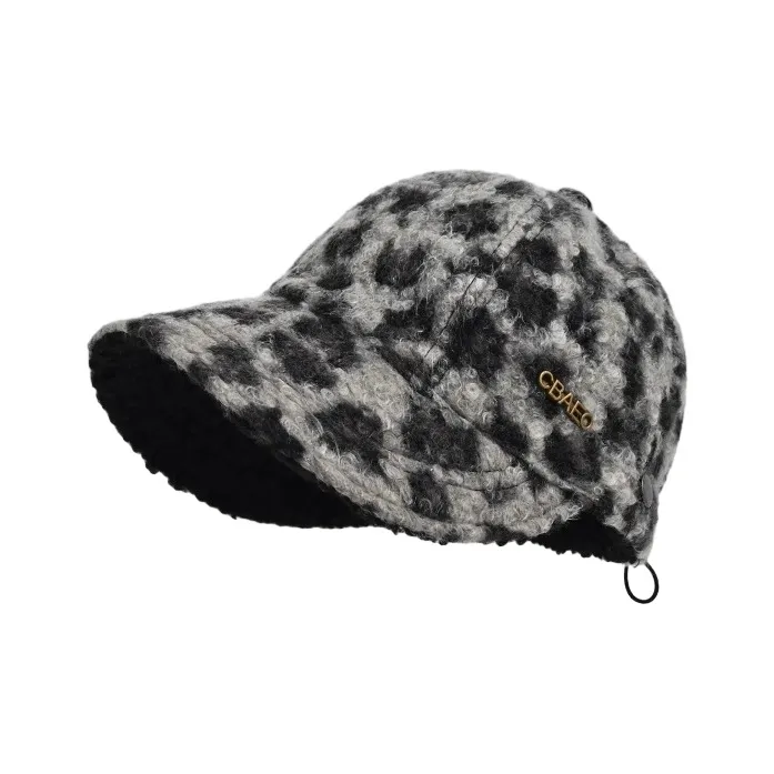 FREE RABBITⅡ Fall And Winter Advanced Wide Brim Appearance Slim Face Fleece Lined Warm Baseball Caps Unisex-2