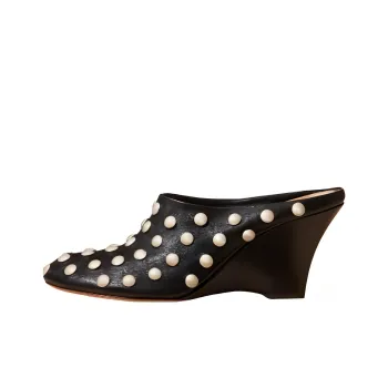 KHAITE The Apollo Stud embellished Mules Women's
