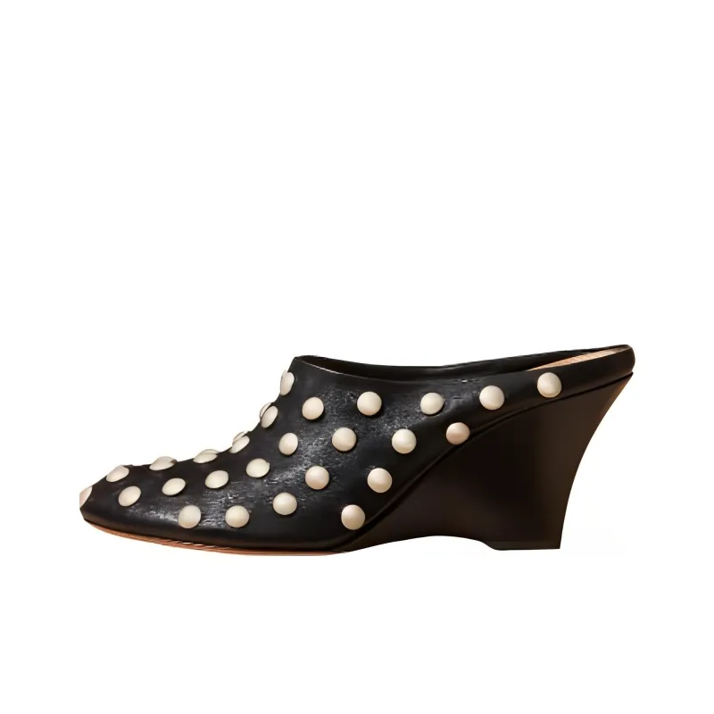 KHAITE The Apollo Stud embellished Mules Women's-0