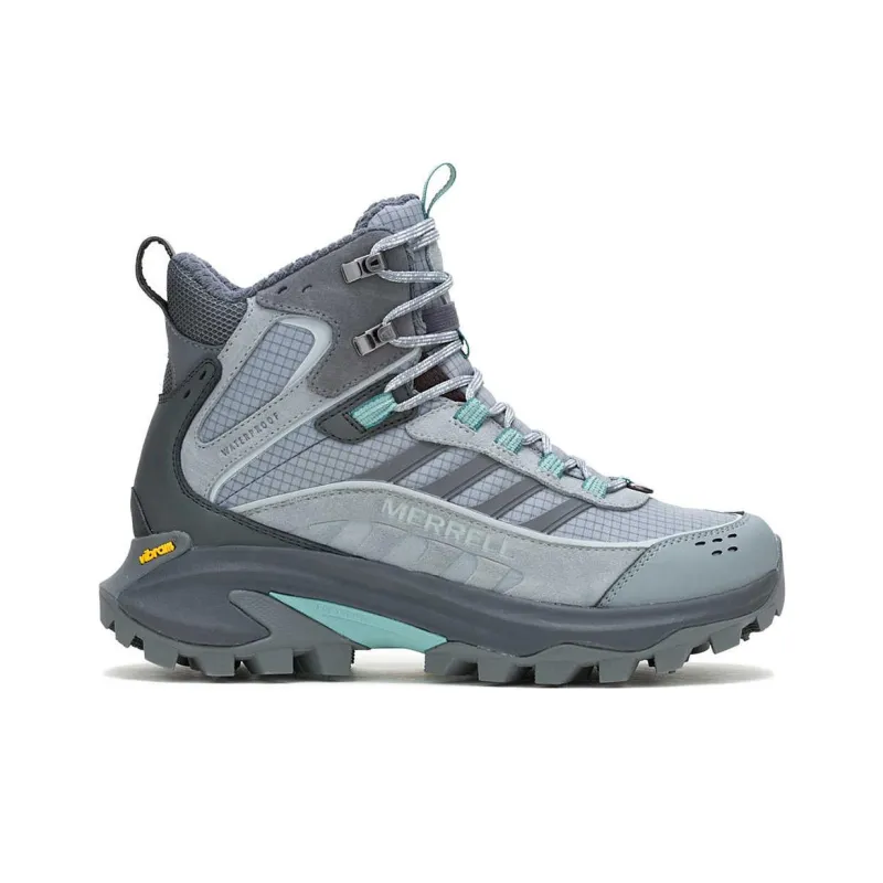 MERRELL MOAB SPEED 2 Waterproof And Wear resistant Short Outdoor Boots Women's Gray-1