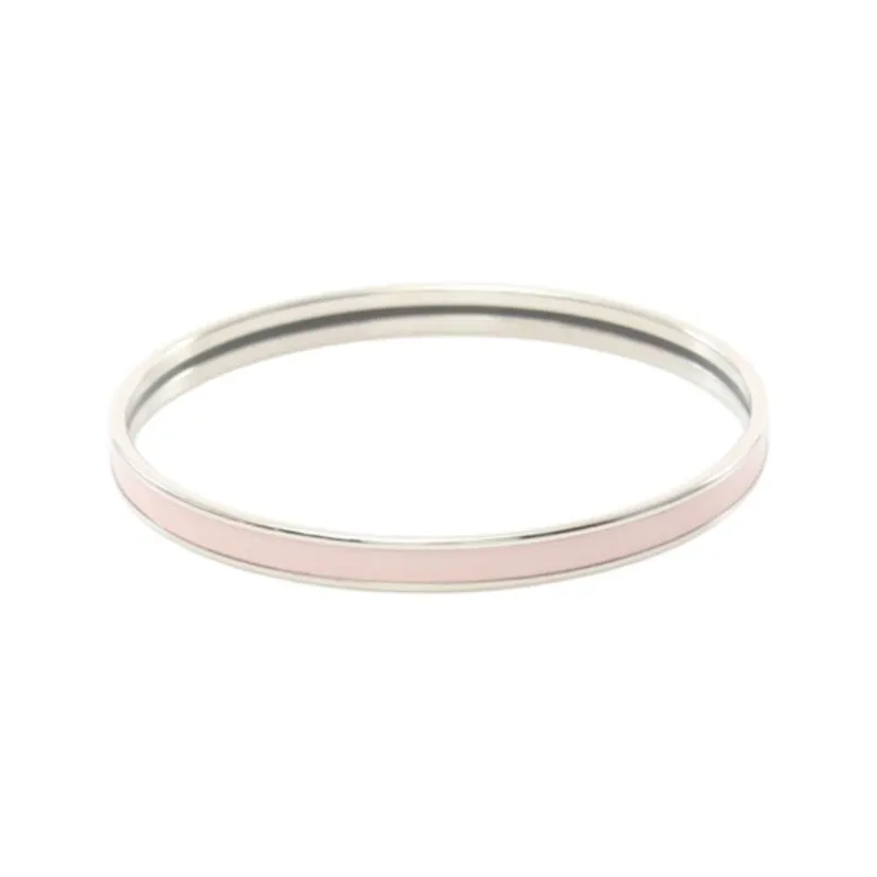 HERMES Uni Palladium Plated Bangles Women's Lotus Color-1