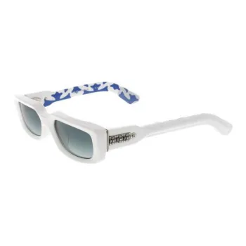 Chrome Hearts Square Sunglasses Unisex White