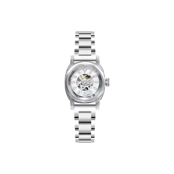 ABA Automatic Mechanical Movement Stainless Steel Watchband Watch Women's Watch White Dial