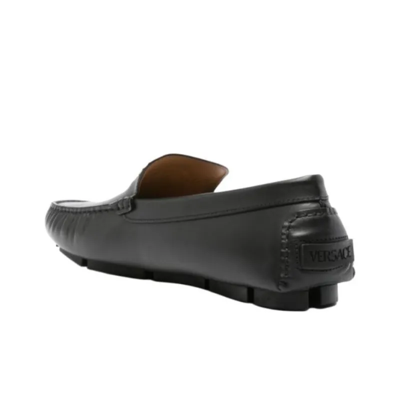 VERSACE Loafers Men Black-3