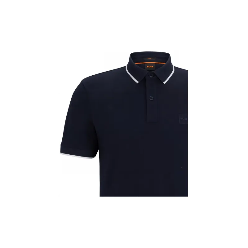 HUGO BOSS Logo Embroidered Polo Shirt-5
