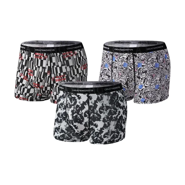 Qiao Ni Tong Underpants Men's 3 Pack-7