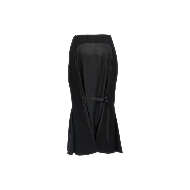 PRADA Casual Long Skirts Women's Black-1