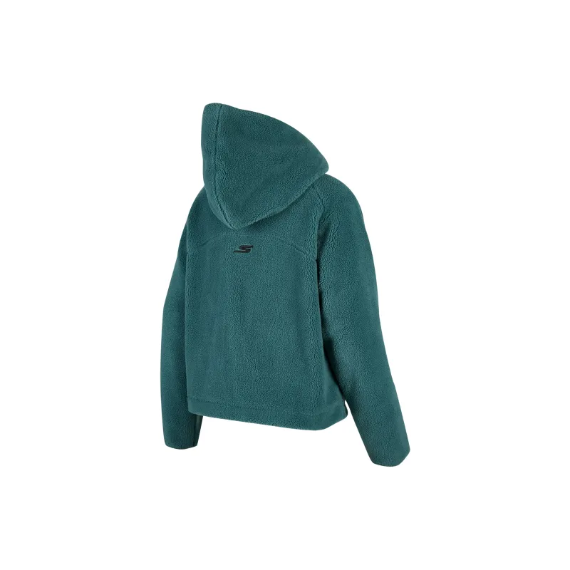 Skechers Coat Women's Ink Blue Green-1