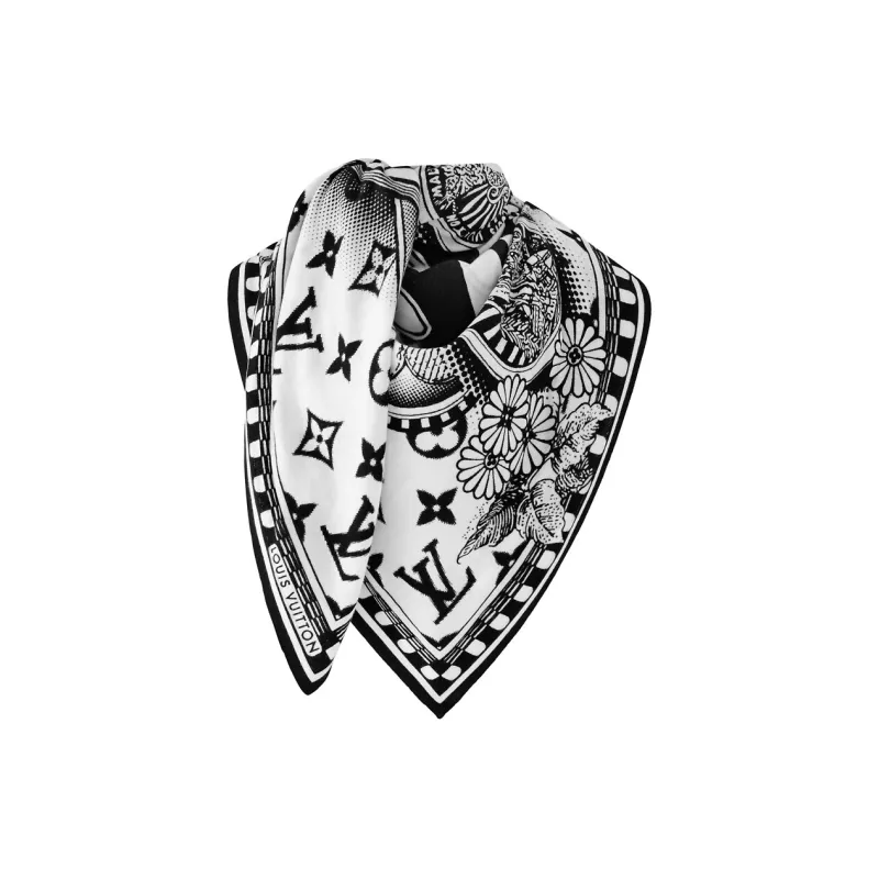 LOUIS VUITTON Malles Merveilleuses Remix Shawl-1