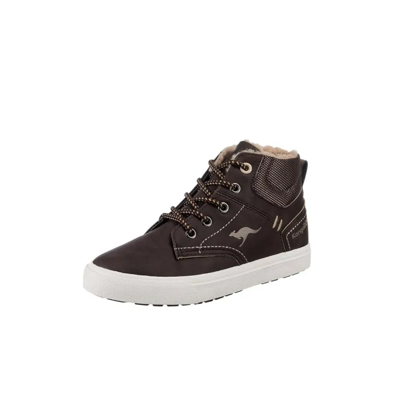 KangaROOS Anti Slip And Wear Resistant Warm Mid Top Kids Lifestyle Shoes Tan Children Aged 3 7 Years Old-1