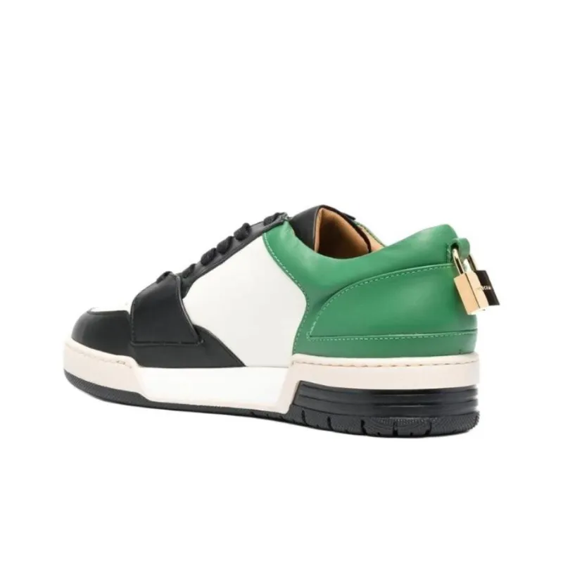 Buscemi Low-Top Skateboard Shoes Men's Green-3
