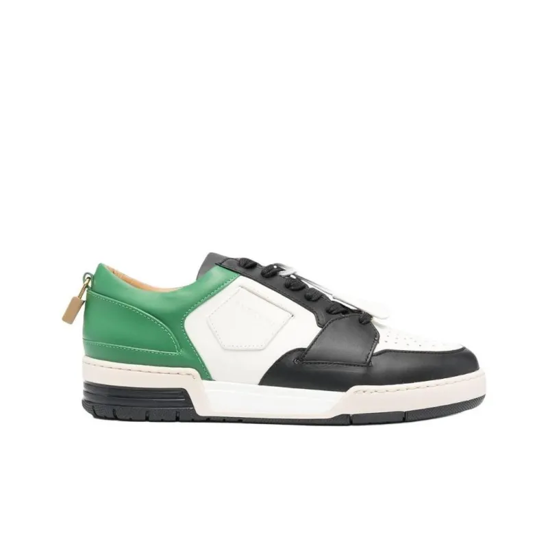 Buscemi Low-Top Skateboard Shoes Men's Green-1