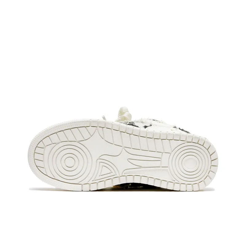 IMARSE Skateboard Shoes Unisex Low Top Black/White/Beige/Gray-4