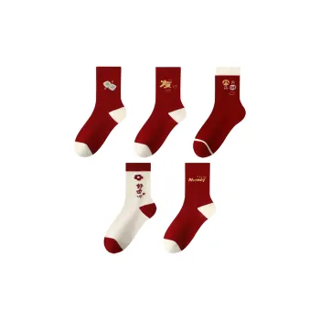 MIIOW Honmei Honmei Series Mid Calf Socks Unisex 5 Pack