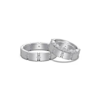 KAILEIFU S925 Silver Rings Unisex Silver