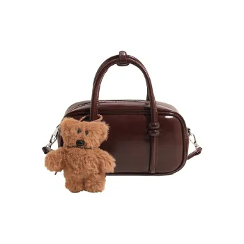 LUVISTRUE PU Shoulder Bag Crossbody Bag Regular Women's Black Coffee-Brown/Yellow Brown/Red