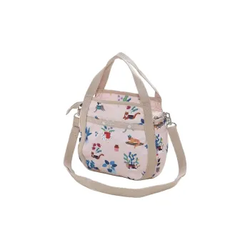 LeSportsac Polyester Shoulder Bag Crossbody Bag Handbag Small Size Women's Beige & Multicolor