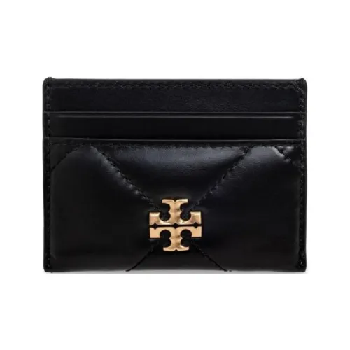 TORY BURCH Leather Card Holder Women's Black