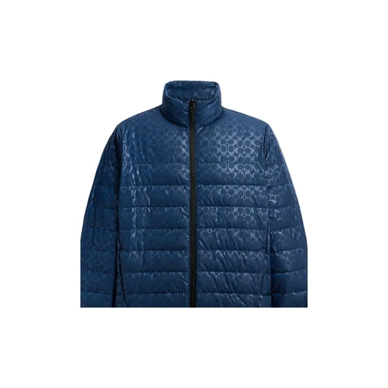 COACH FW24 Down Jacket Men's Blue-4