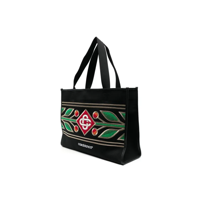 CASABLANCA Embroidered Tote Bag-1
