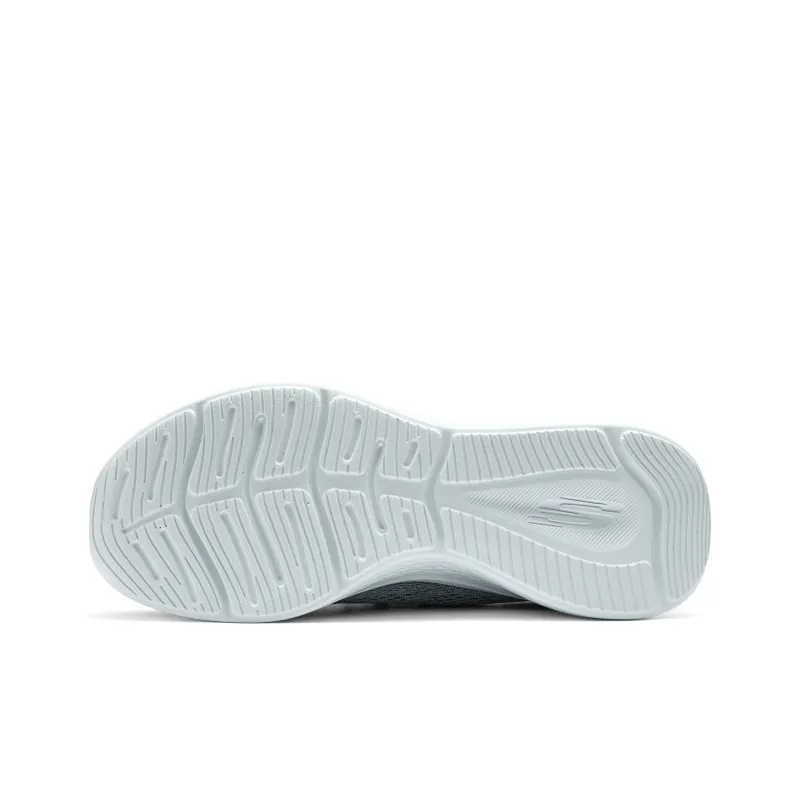 Skechers Slip Ins Slip Ins Technology Cushioned Wear Resistant Breathable Low Top Casual Shoes Women's Gray-4