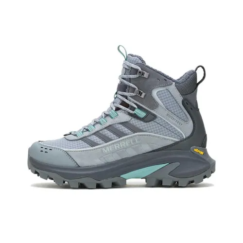 MERRELL MOAB SPEED 2 Waterproof And Wear resistant Short Outdoor Boots Women's Gray
