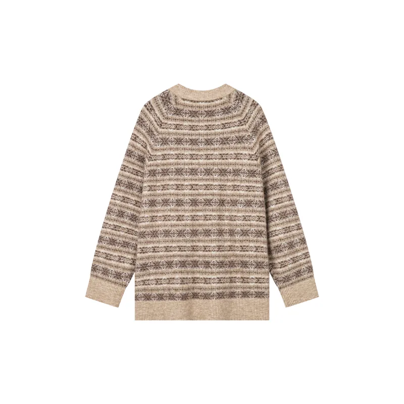 UOOYAA Sweaters Women's Khaki-1