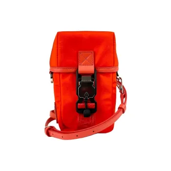 MCM Nylon Crossbody Bag, Shoulder Bag Mini Women's Orange Red