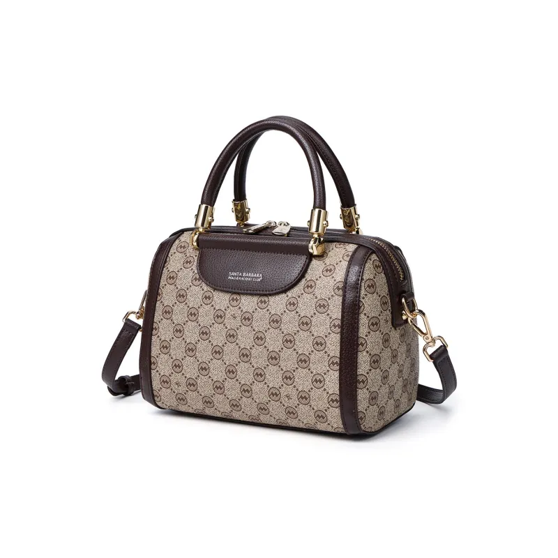 SANTA BARBARA POLO & RACQUET CLUB PVC Boston Bag Shoulder Bag Regular Women's Gray-4