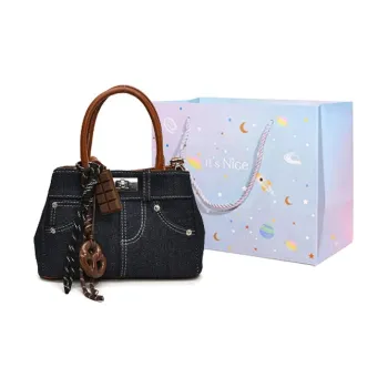 GOX Denim Shoulder Bag Regular Women's Blue