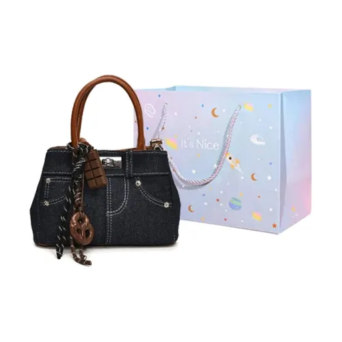 GOX Denim Shoulder Bag Regular Women's Blue