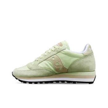Saucony Jazz Triple Anti Slip Wear Resistant Low Top Casual Shoes Women's Green