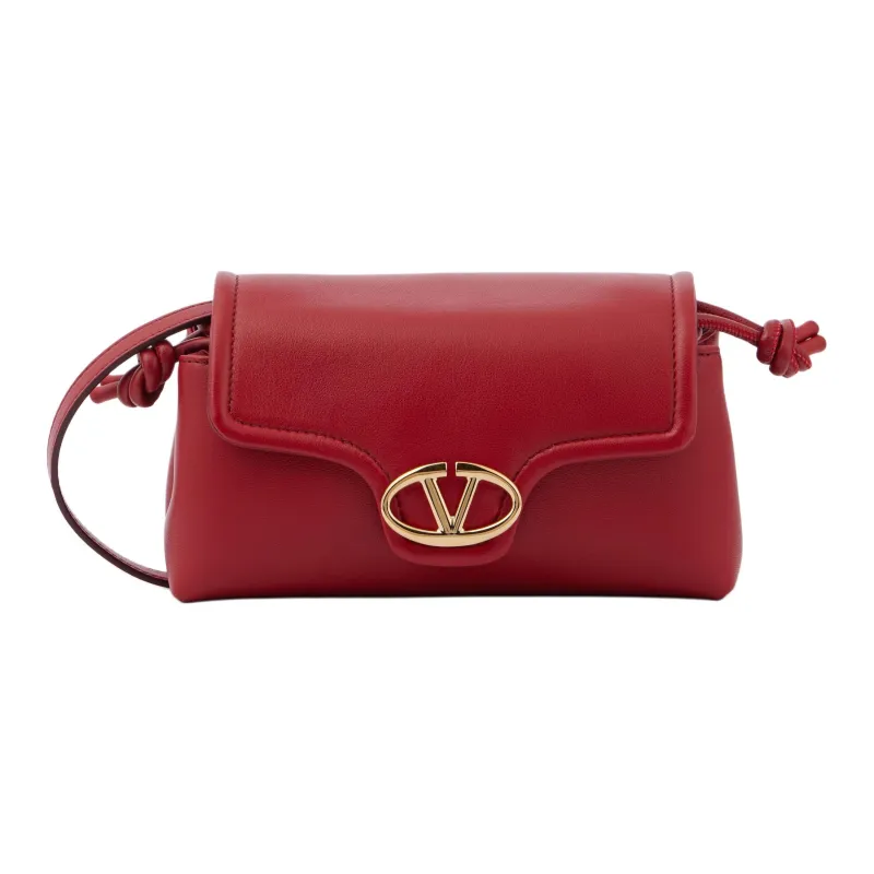 Valentino GARAVANIVlogo Lambskin Crossbody Bag Shoulder Bag Mini Women's Red-1