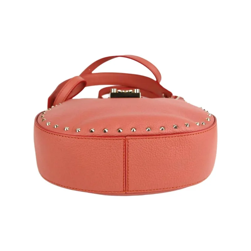 MCM Leather Crossbody Bag, Shoulder Bag Small Size Women's Cocoa Pink-4