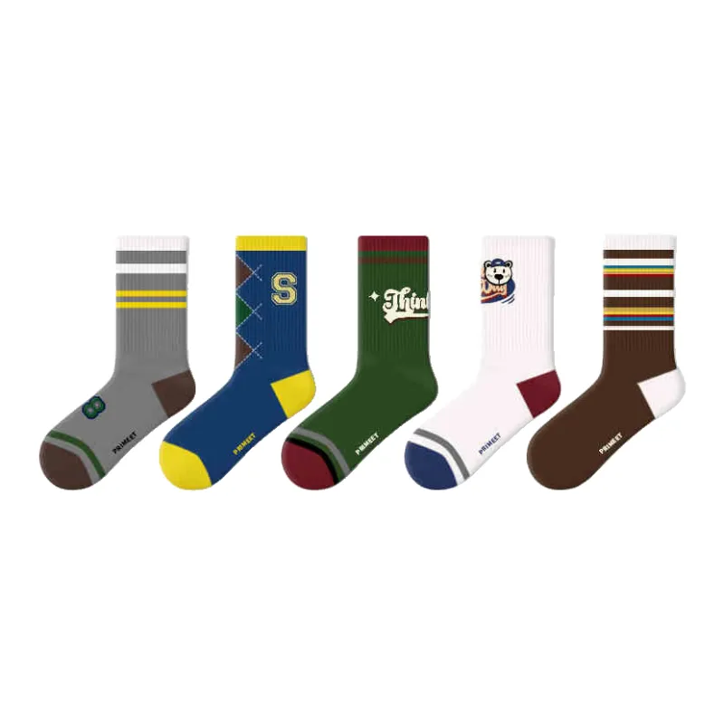 Primeet Mid Calf Socks Women's 5 Pack-2