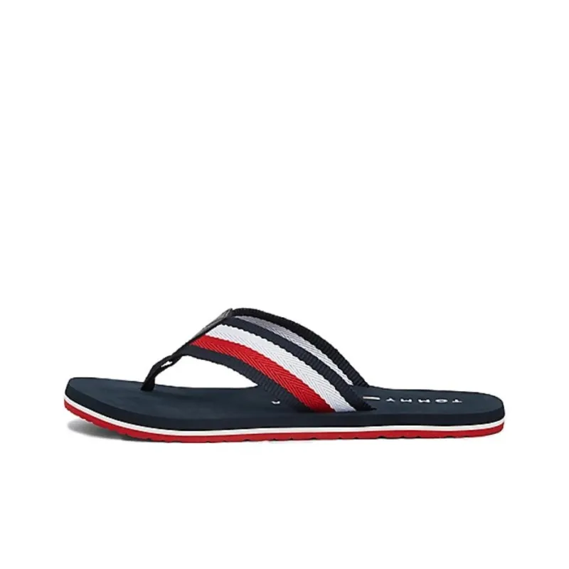 Tommy Hilfiger EVA Abrasion Resistant Flip Flops Men's Blue-0
