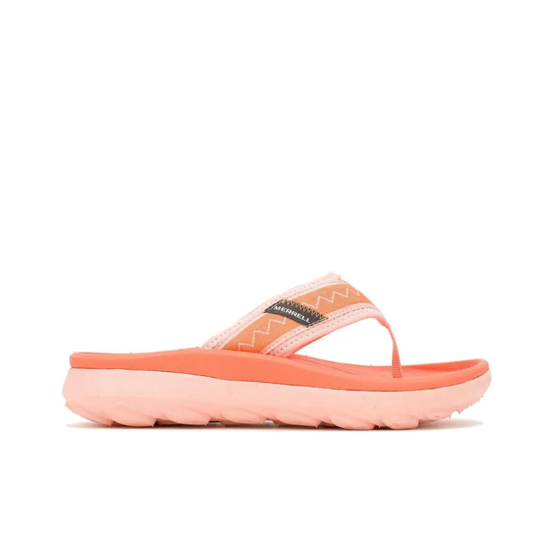 MERRELL Hut Ultra Slip-Resistant Flip Flops Women's Orange-1