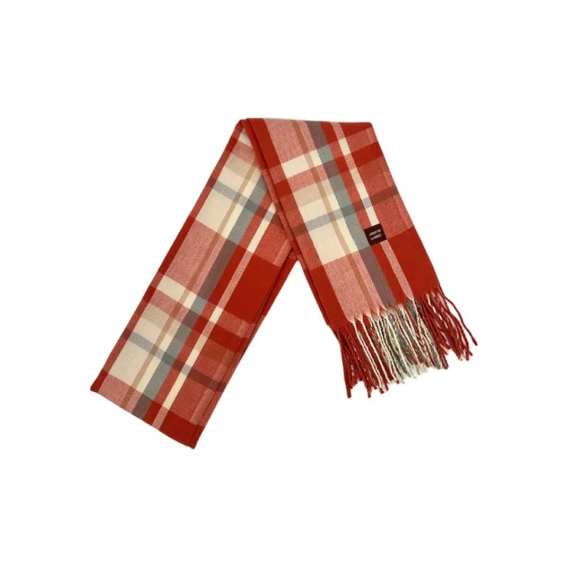 JEANSWEST Faux Cashmere Knit Scarves Unisex-1