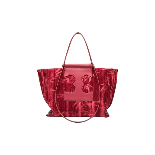 PAYOT Fabric Bonded Microfiber Synthetic Leather Wedding Bag One Shoulder Handbag Regular Women's Burgundy