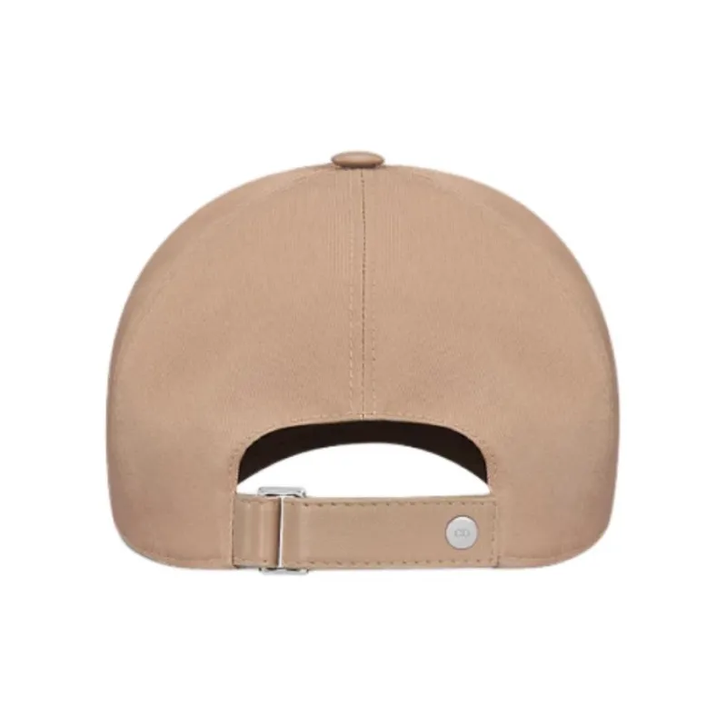 DIOR Sheepskin Baseball Caps Unisex Beige-2