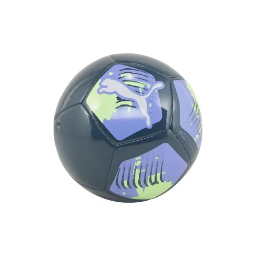 PUMA 3/4/5 Size Soccer PU Machine Stitched Soccer Ball Unisex Black Purple