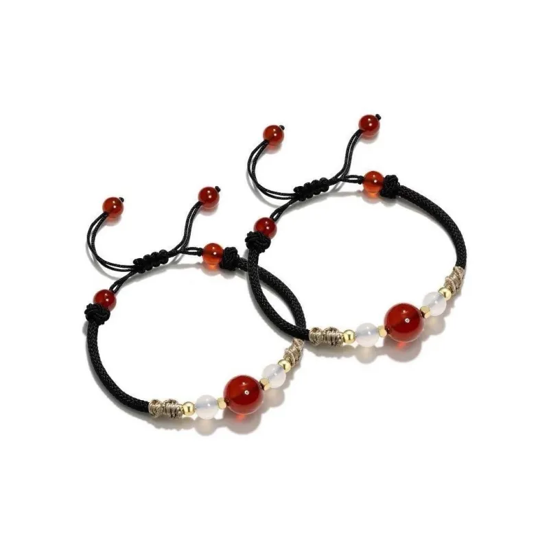 Red All Year Round Agate Hand Accessory Unisex-3